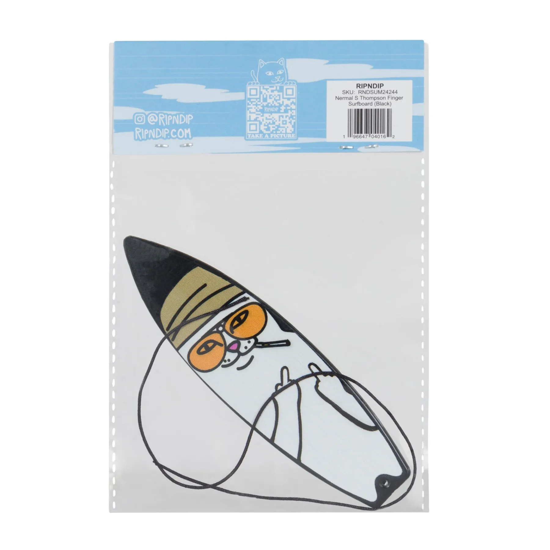Ripndip Stocking Stuffers<Nermal S Thompson Finger Surfboard (Black)