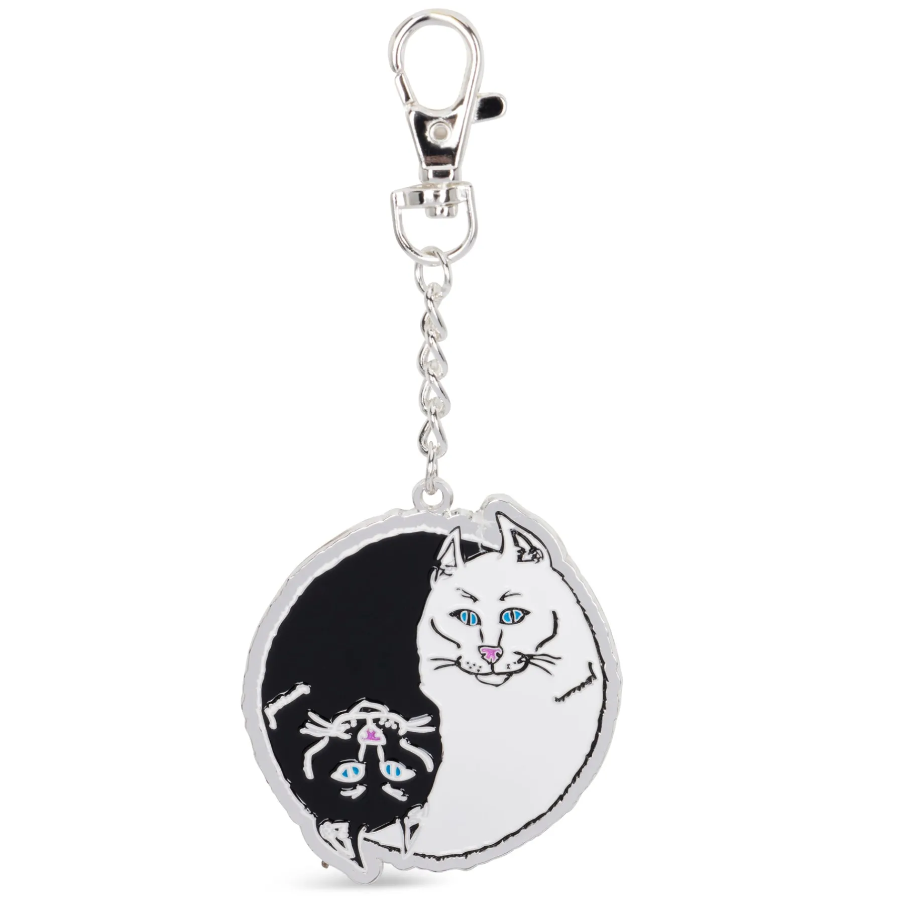 Ripndip Stocking Stuffers|Lanyards / Keychains<Nermal Yang Metal Keychain (Multi)