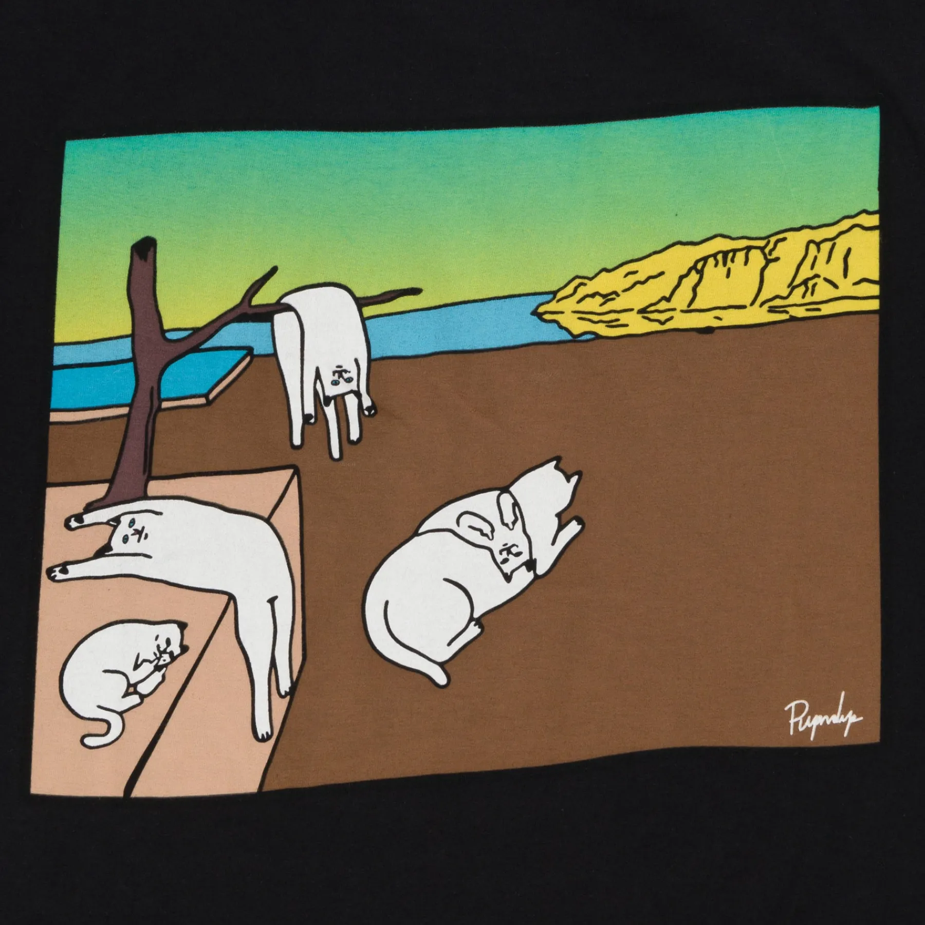 Ripndip Short Sleeve Tees<Nermali Tee (Black)
