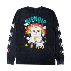 Ripndip Long Sleeve Tees|Stocking Stuffers<Nermland L/S (Black)