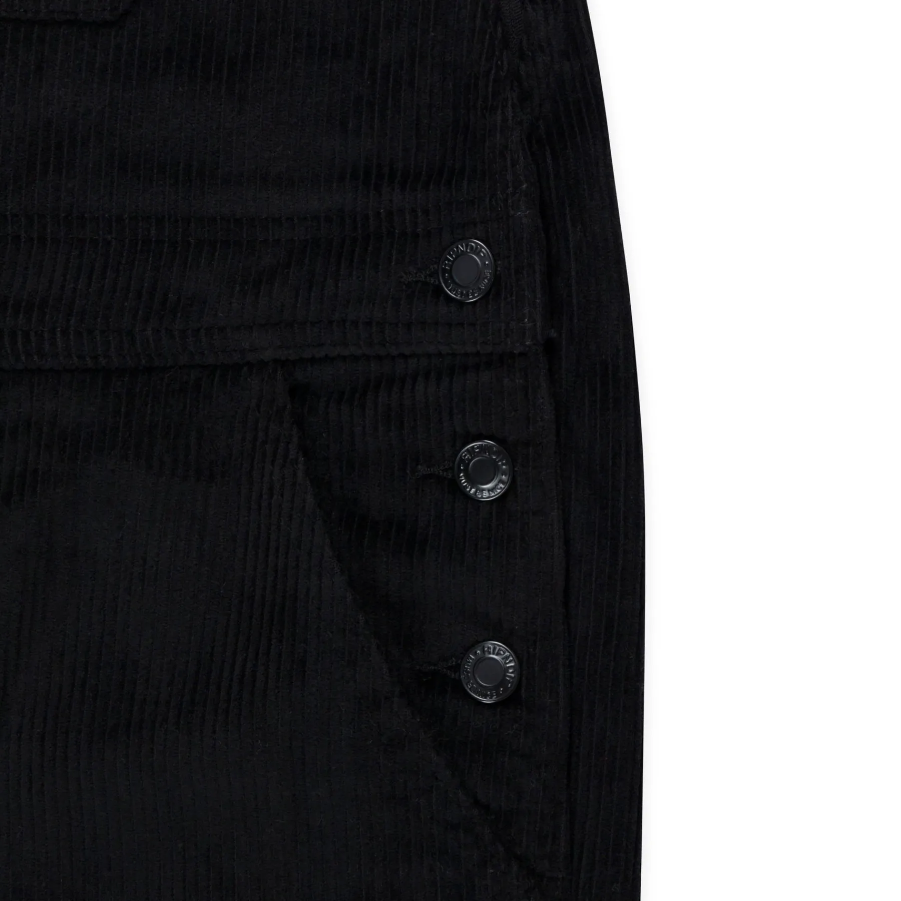 Ripndip Pants|Overalls<Nermy Buddy Corduroy Overalls (Black)