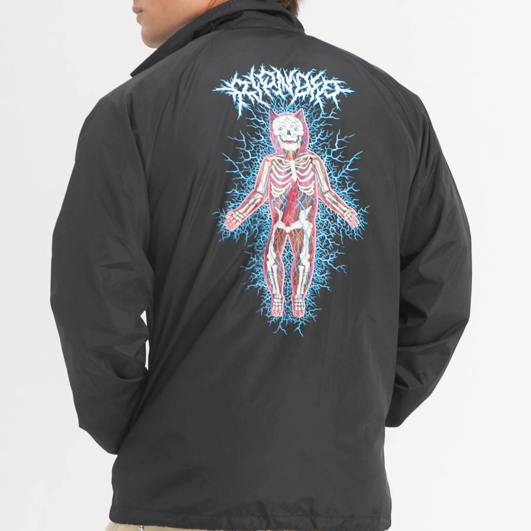 Ripndip Jackets<Nervous System Coaches Jacket (Black)