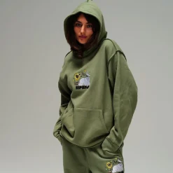 Ripndip Hoodies / Crewnecks<No Music No Life Hoodie (Dusty Olive)
