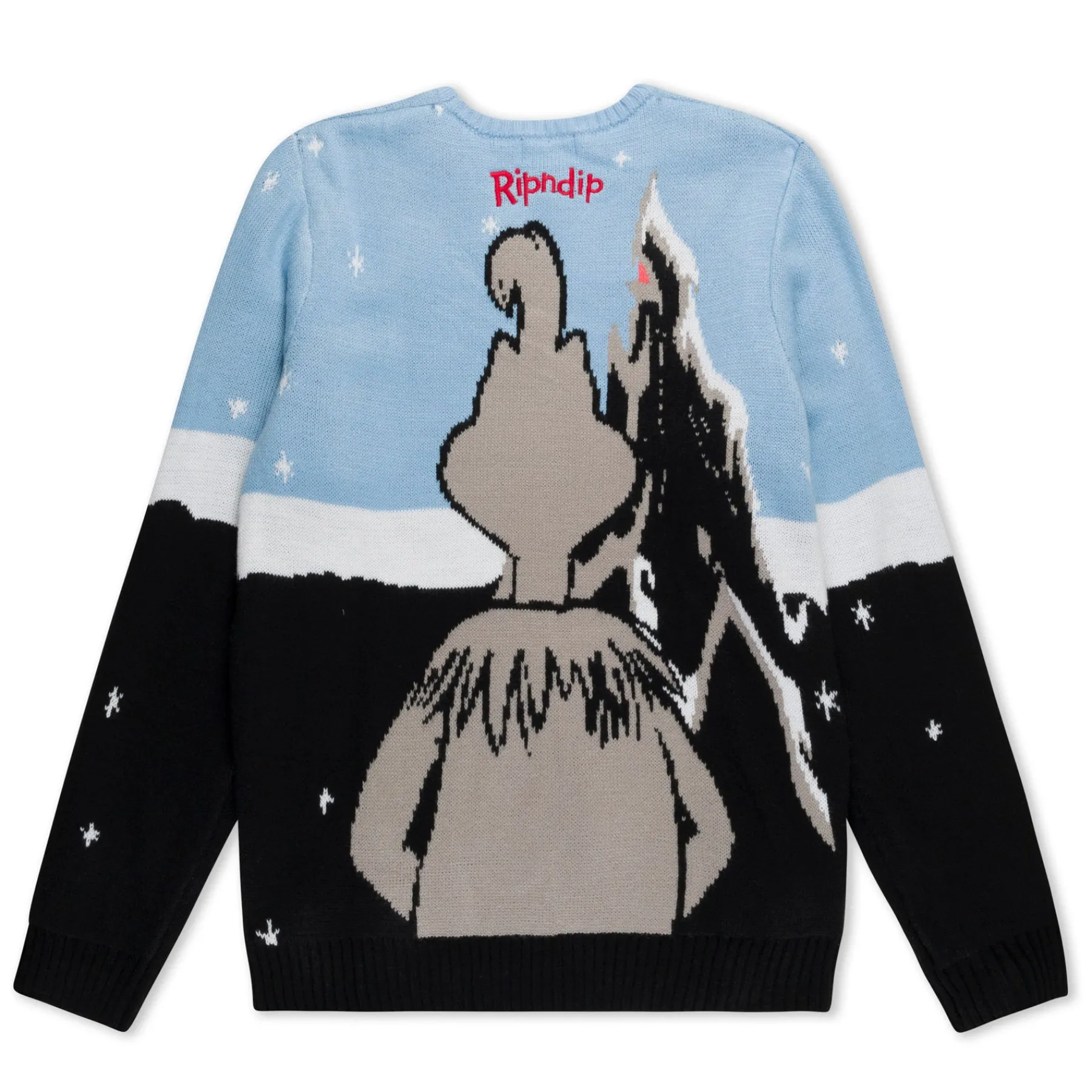 Ripndip Knits / Sweaters|Christmas Items<Nunch Flippy Knitty Sweater (Black)