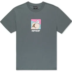 Ripndip Short Sleeve Tees<Peaches And Nerm Tee (Charcoal)