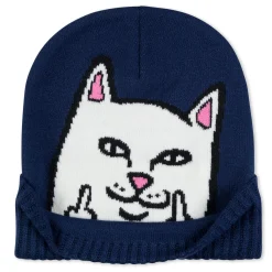 Ripndip Beanies<Peeking Nermal Beanie (Dark Slate)