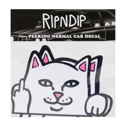 Ripndip Stocking Stuffers|Car Accessories<Peeking Nermal Car Sticker Pack (White)