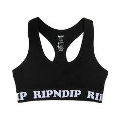 Ripndip Womens|Womens<Peeking Nermal Sports Bra (Black)