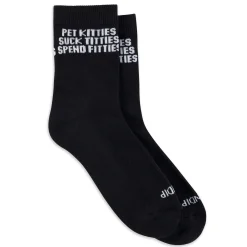 Ripndip Socks|Stocking Stuffers<Pet Kitties Mid Socks (Black)