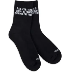 Ripndip Socks|Stocking Stuffers<Pet Kitties Mid Socks (Black)