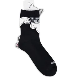 Ripndip Socks|Stocking Stuffers<Pet Kitties Mid Socks (Black)