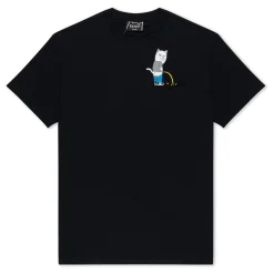 Ripndip Short Sleeve Tees|Stocking Stuffers<Potty Pocket Tee (Black)