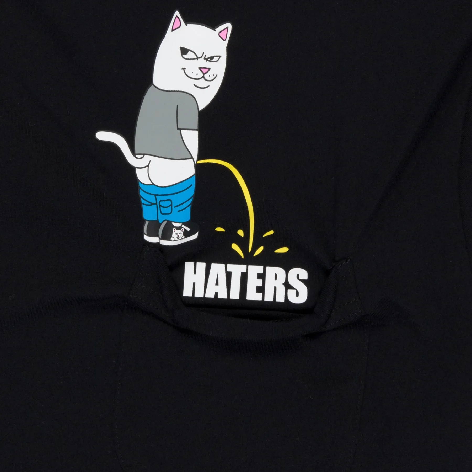 Ripndip Short Sleeve Tees|Stocking Stuffers<Potty Pocket Tee (Black)