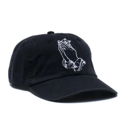 Ripndip Strapbacks / Snapbacks<Praying Hands Dad Hat (Black)