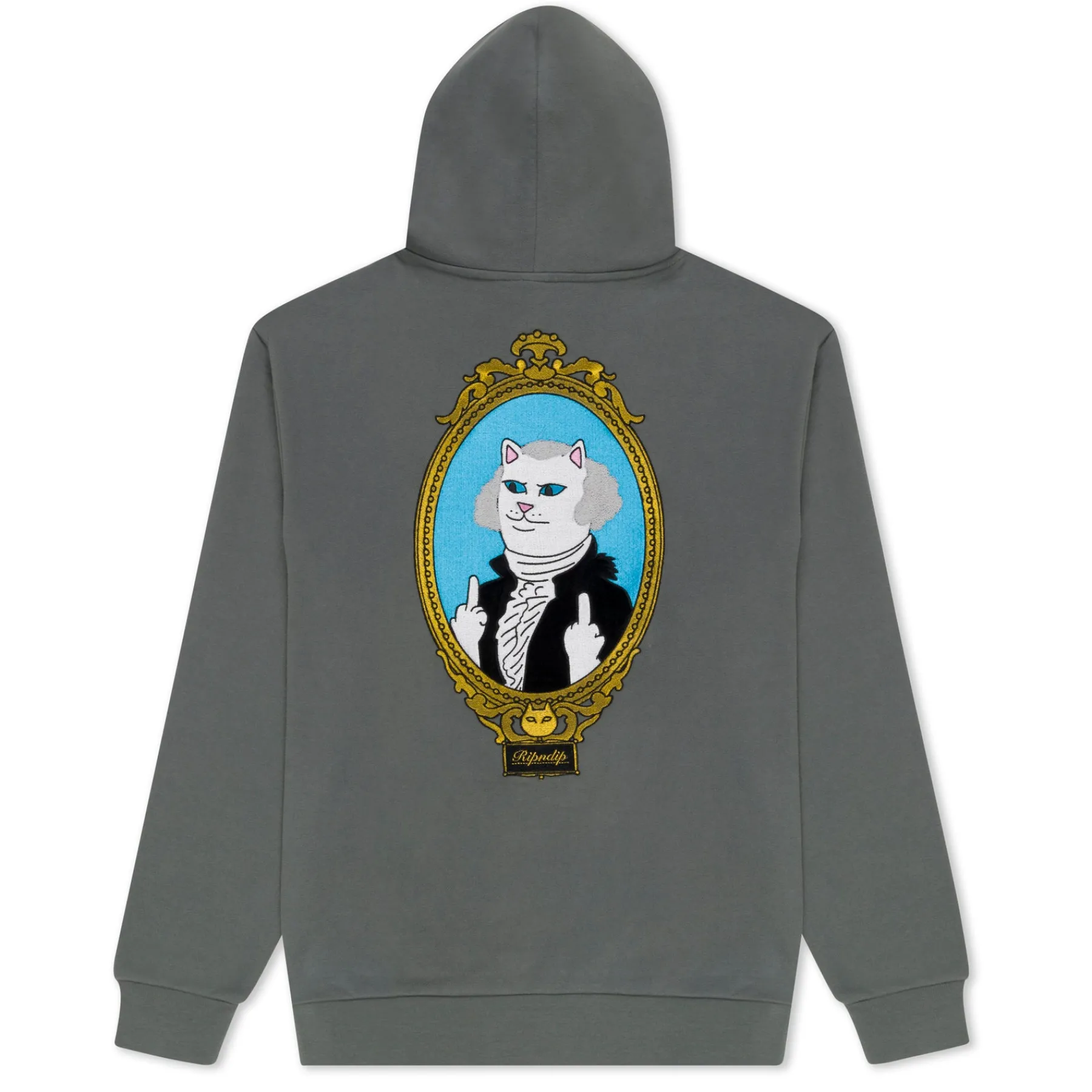Ripndip Hoodies / Crewnecks<President Nermie Hoodie (Charcoal) 14.7oz