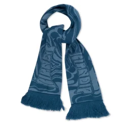 Ripndip Stocking Stuffers<Psychedelic Knit Scarf (Dark Slate)
