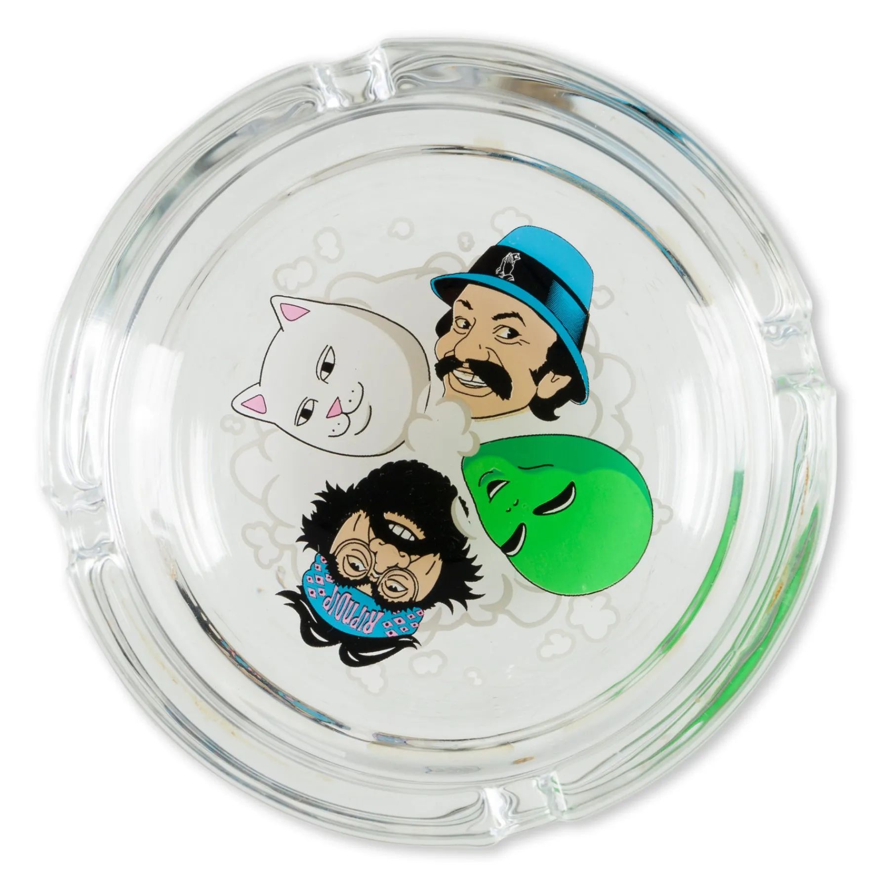 Ripndip Stocking Stuffers<Puff Puff Glass Ash Tray (Clear)