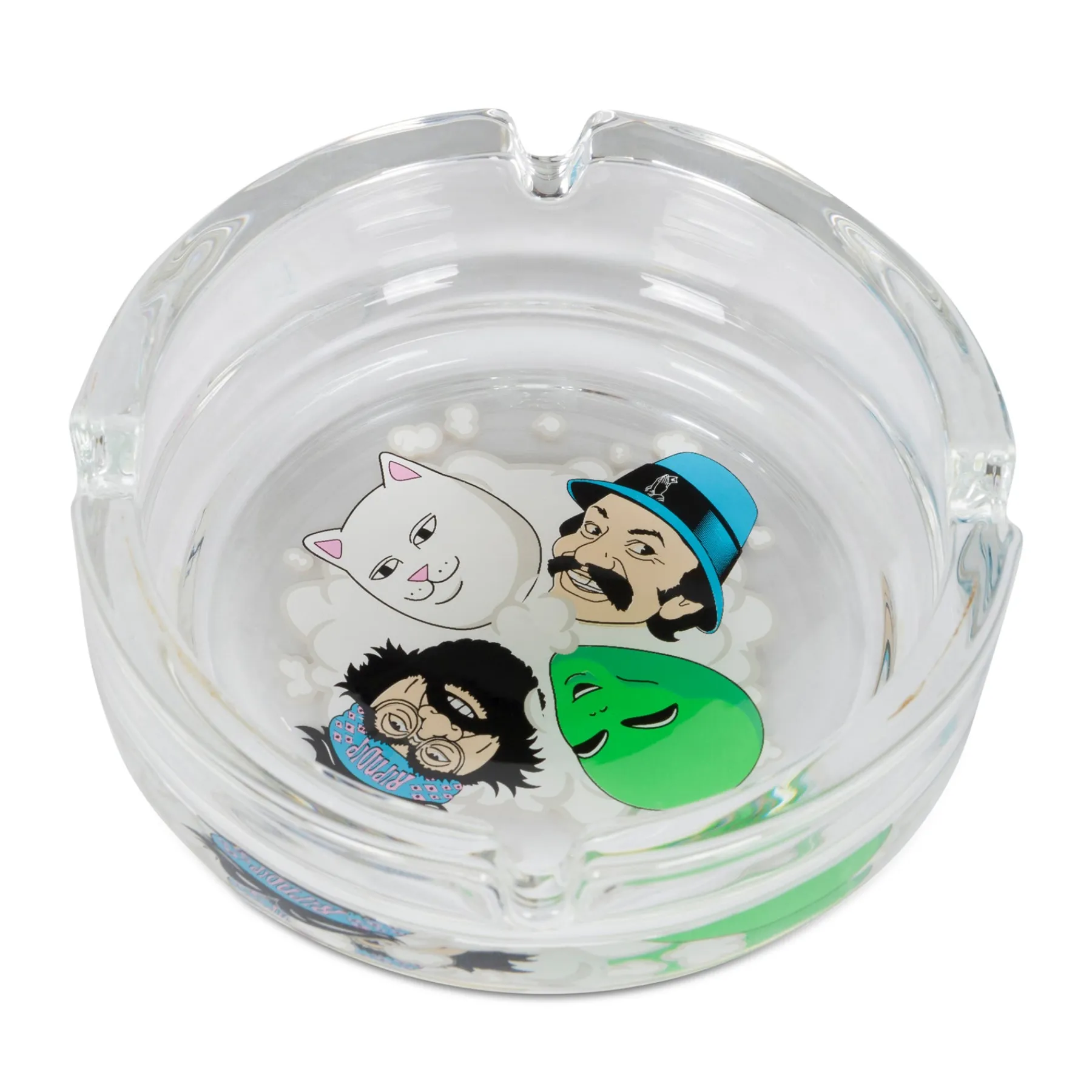Ripndip Stocking Stuffers<Puff Puff Glass Ash Tray (Clear)