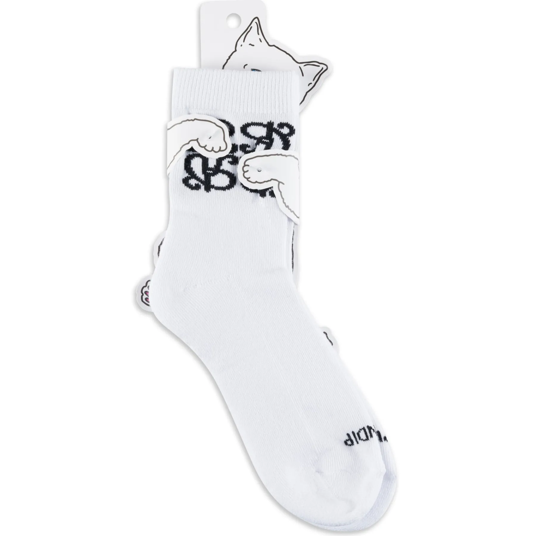 Ripndip Socks|Stocking Stuffers<Ranagram Mid Socks (White)