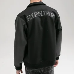 Ripndip Jackets<Rari Varsity Jacket (Black)