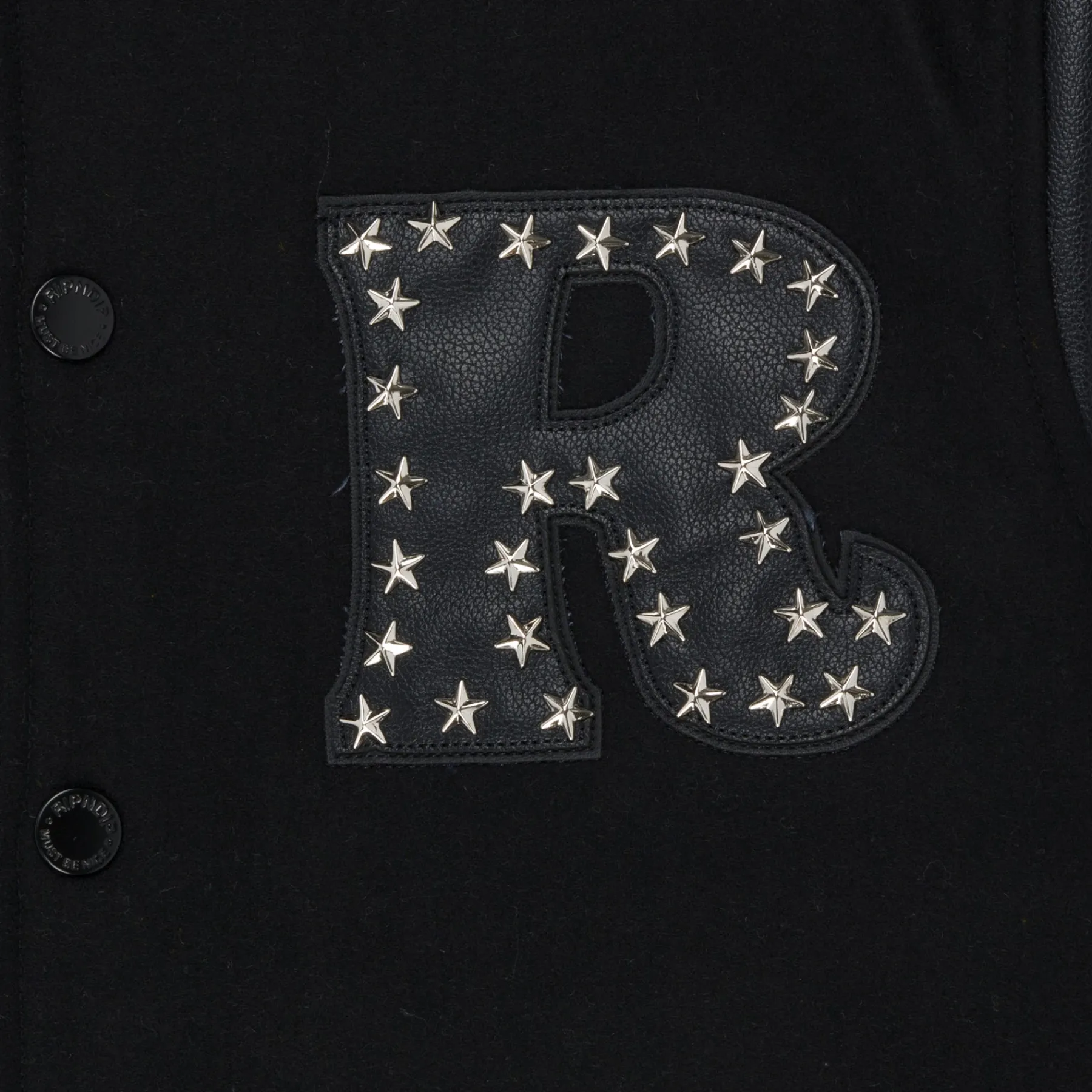 Ripndip Jackets<Rari Varsity Jacket (Black)