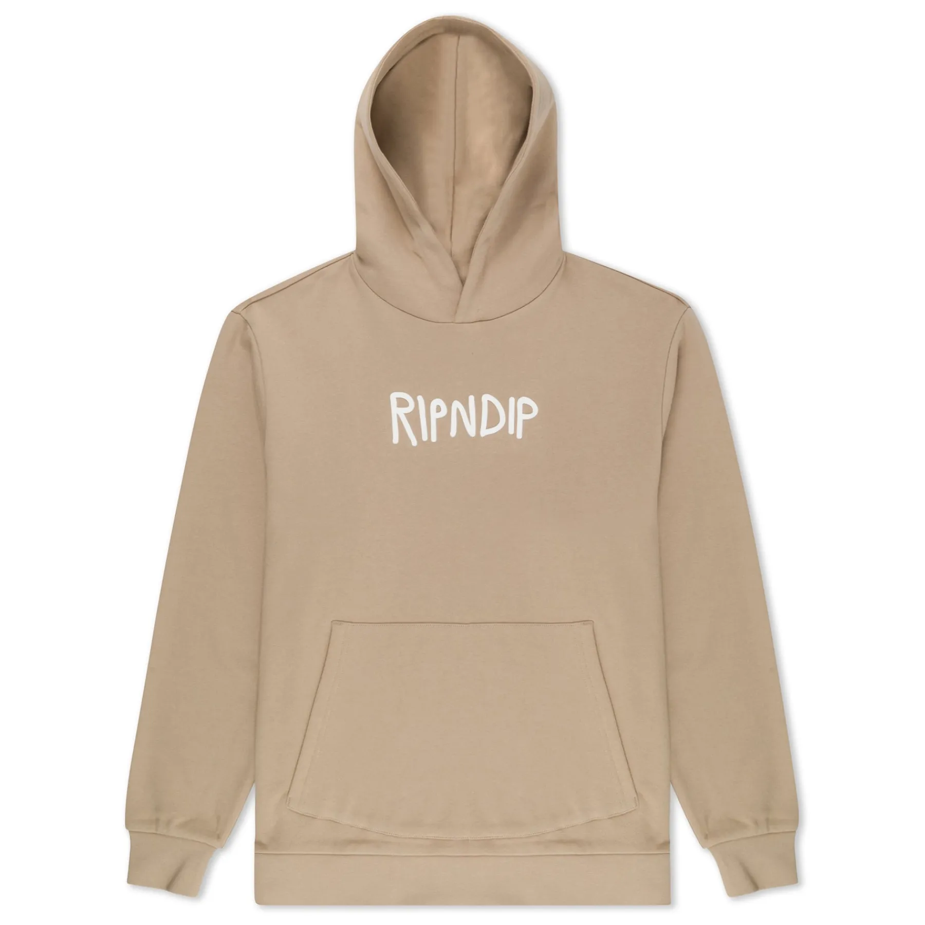 Ripndip Hoodies / Crewnecks<Rubber Logo Hoodie (Sand)