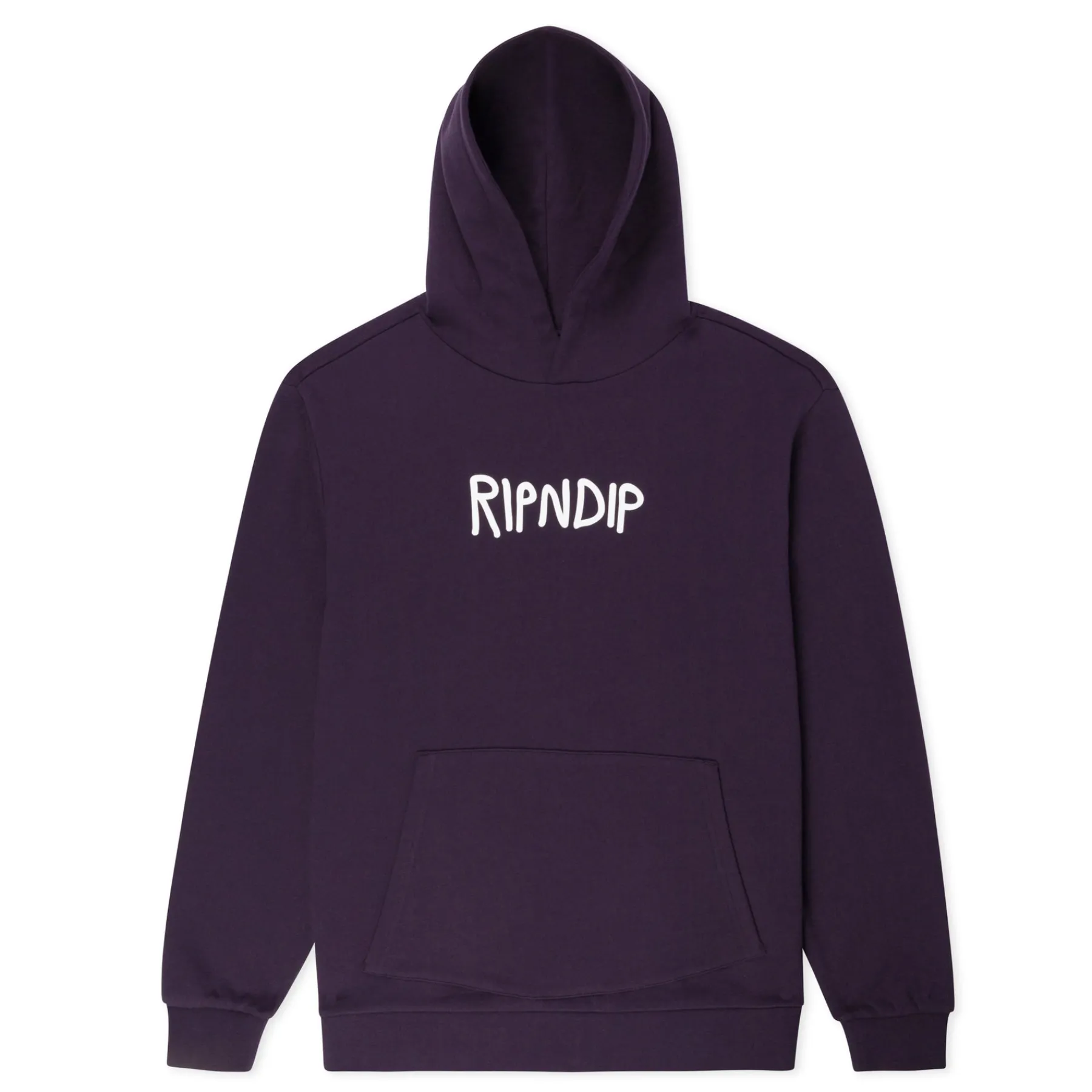 Ripndip Hoodies / Crewnecks<Rubber Logo Hoodie (Dark Purple)