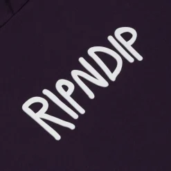 Ripndip Hoodies / Crewnecks<Rubber Logo Hoodie (Dark Purple)