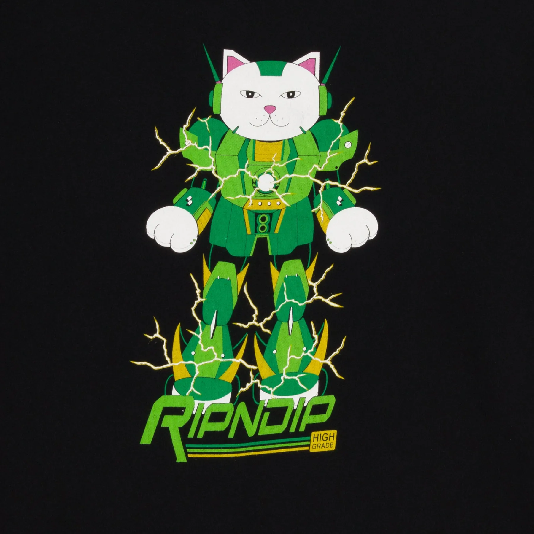 Ripndip Hoodies / Crewnecks<x Naggiven Nermbot Hoodie (Black)