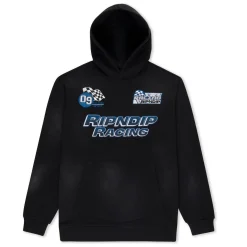 Ripndip Hoodies / Crewnecks<Ripnrace Hoodie (Black Fade Wash)