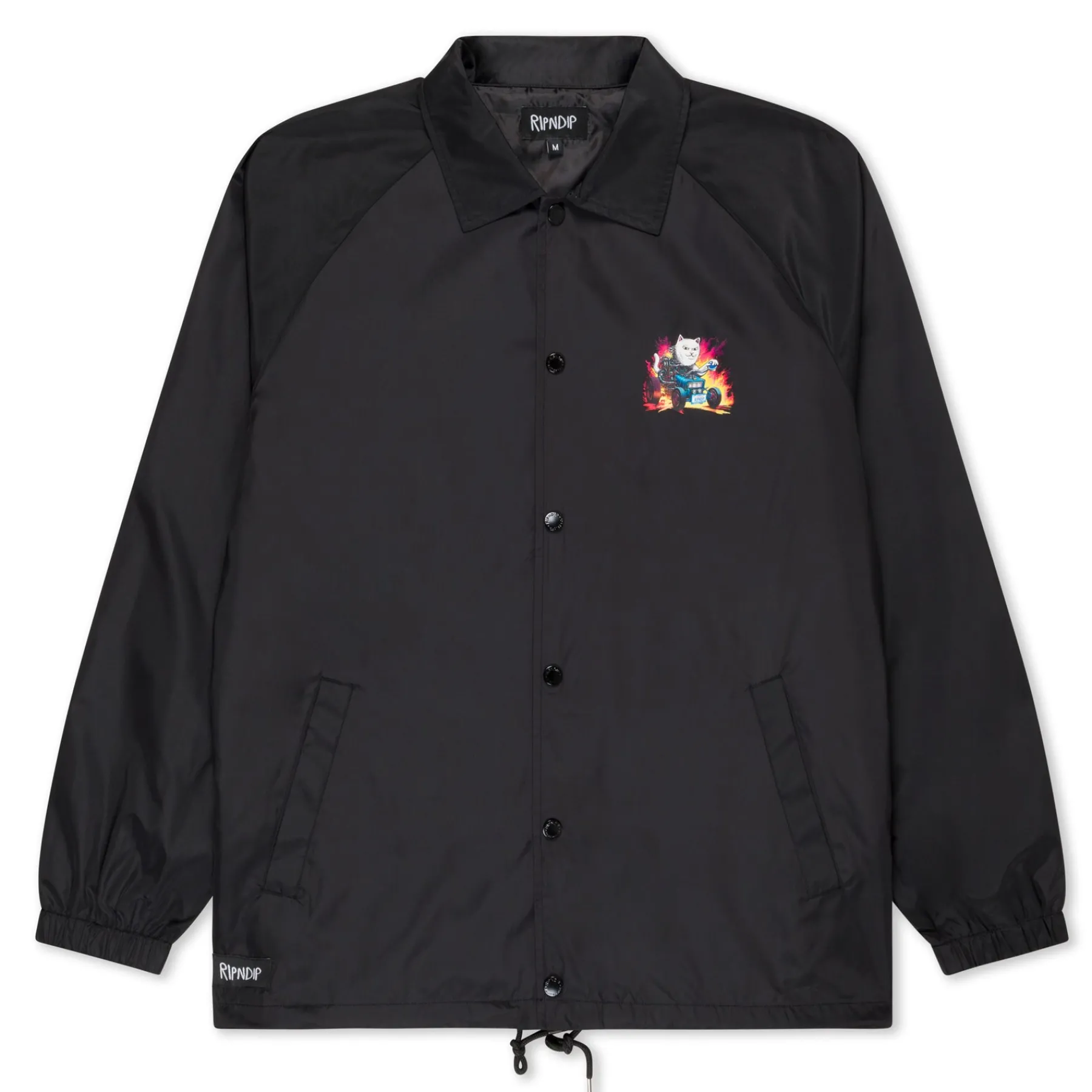 Ripndip Jackets<Risky Business Coaches Jacket (Black)