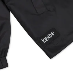 Ripndip Jackets<Risky Business Coaches Jacket (Black)