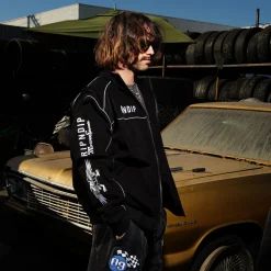 Ripndip Jackets<RND Motorsports Jacket (Black)