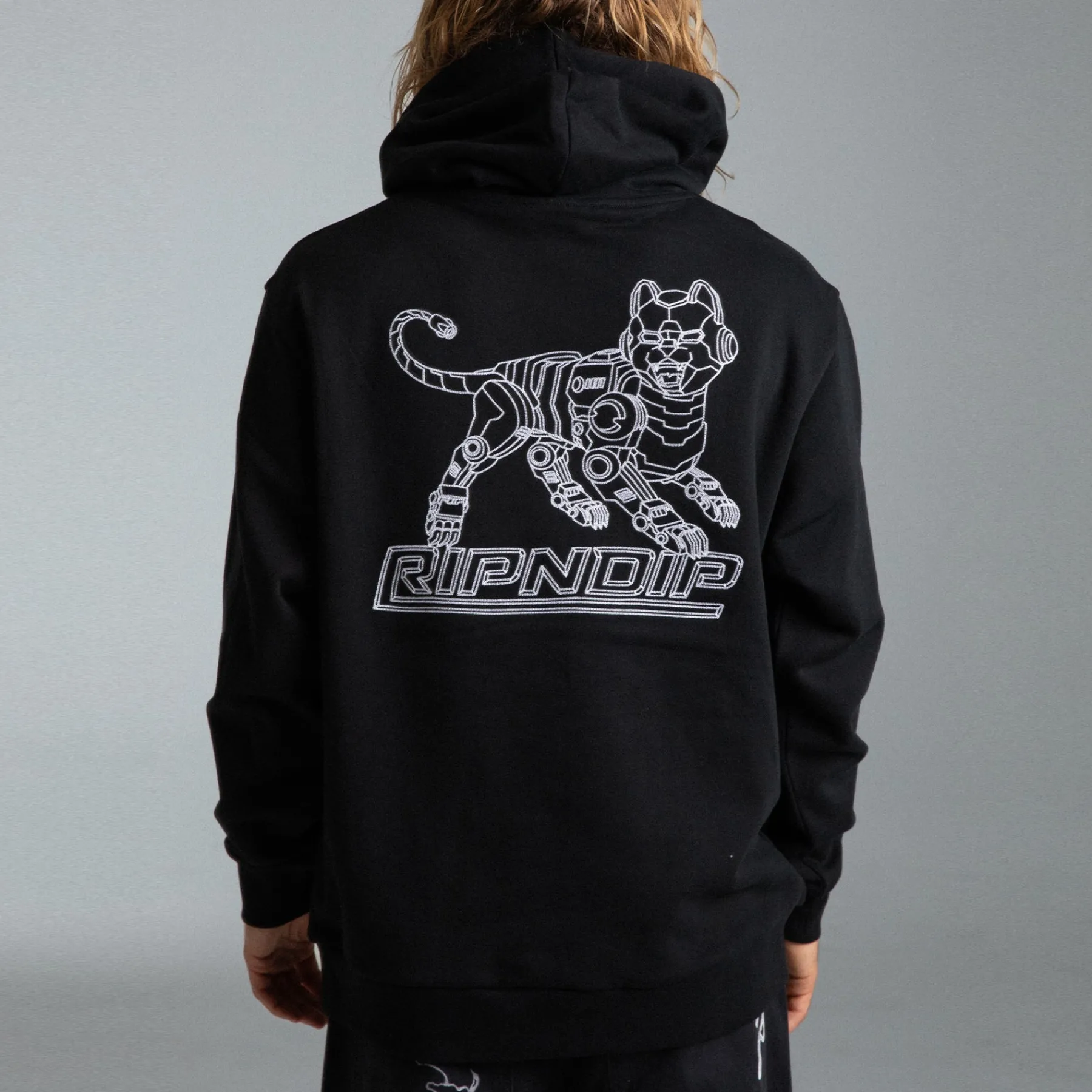 Ripndip Hoodies / Crewnecks<Robo Nerm Hoodie (Black)