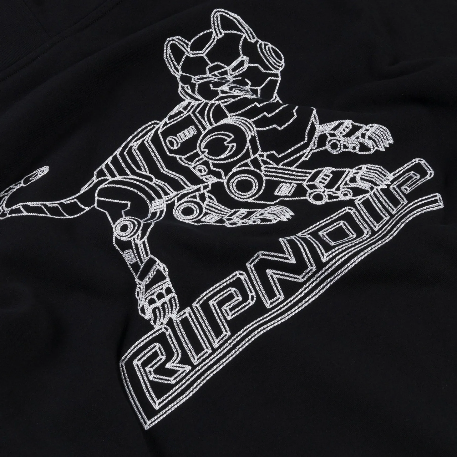 Ripndip Hoodies / Crewnecks<Robo Nerm Hoodie (Black)