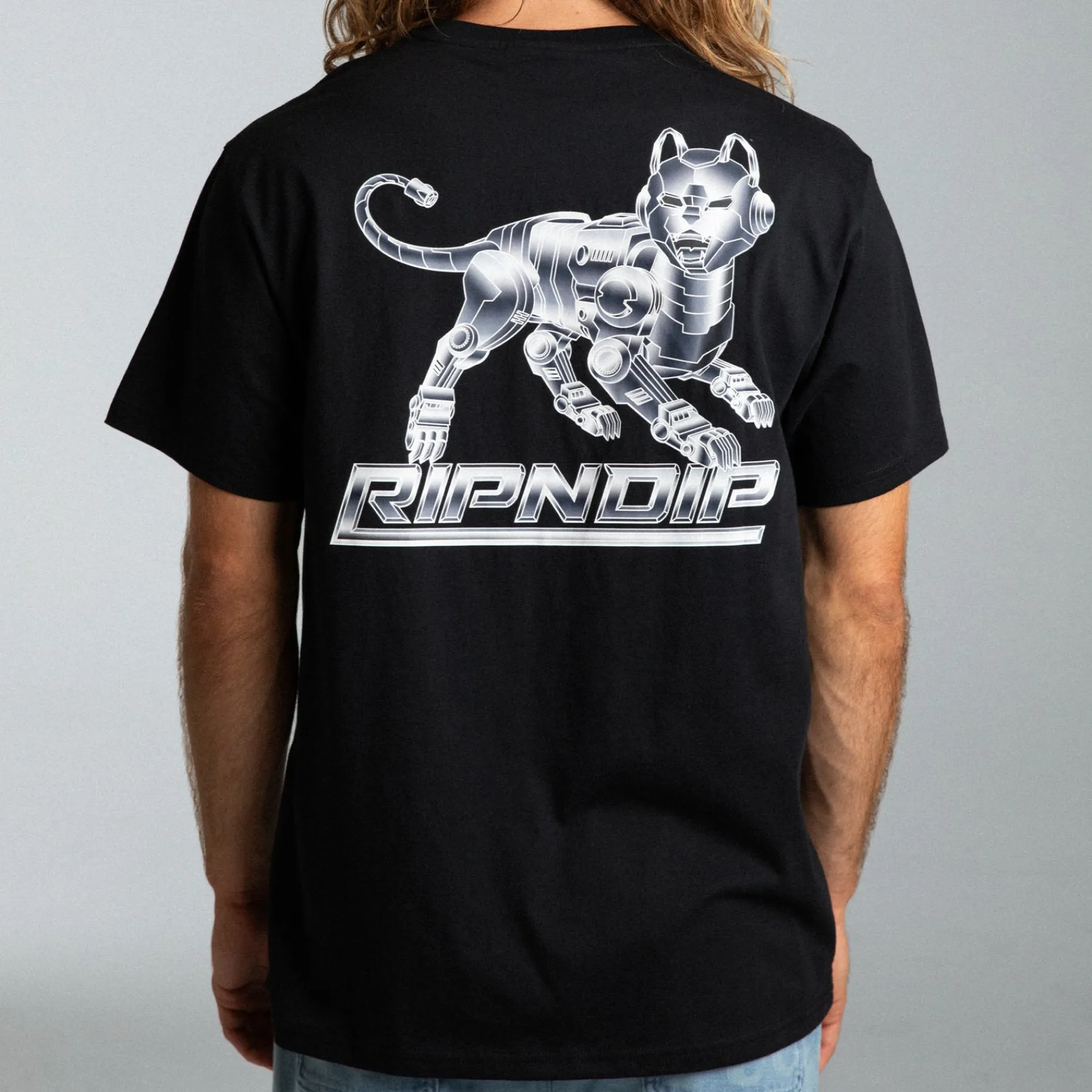 Ripndip Short Sleeve Tees<Robo Nerm Tee (Black)