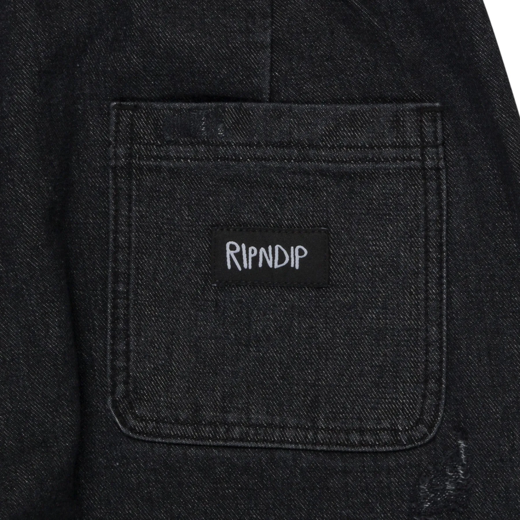 Ripndip Pants<Rockstar Distressed Denim Pants (Black)