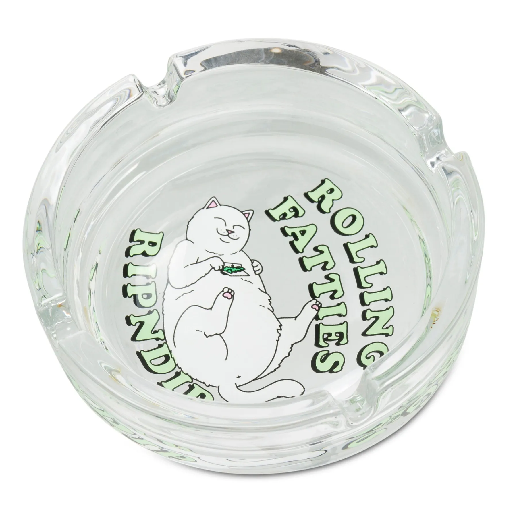 Ripndip Stocking Stuffers|Home Goods<Rolling Fatties Ashtray (Clear)