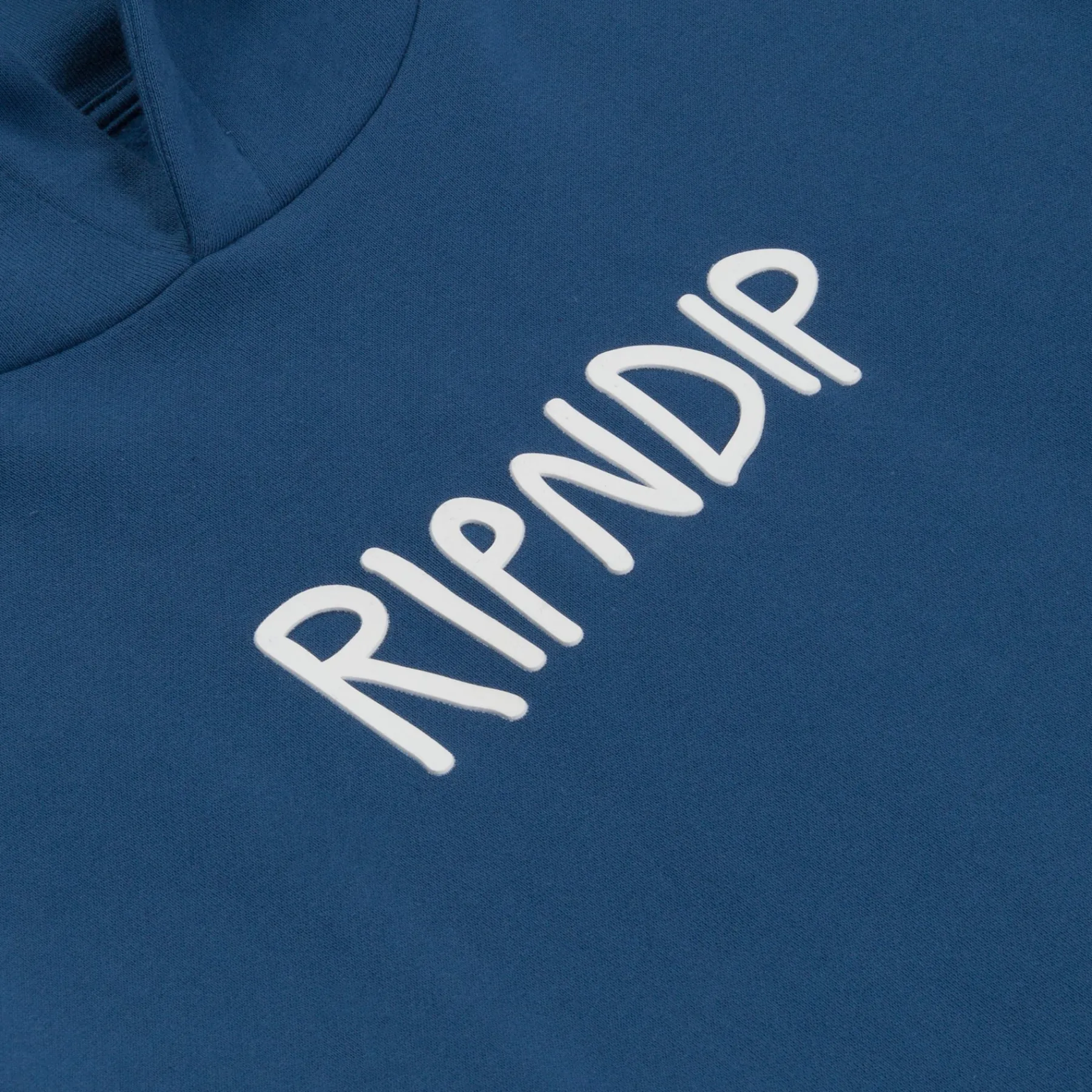 Ripndip Hoodies / Crewnecks<Rubber Logo Hoodie (Pacific Blue)