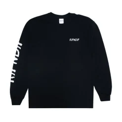 Ripndip Long Sleeve Tees<Runaway Long Sleeve (Black)
