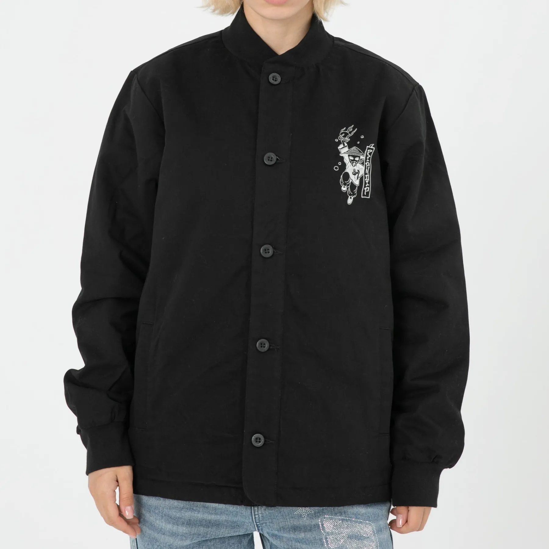 Ripndip Jackets<Ryu Bomber Jacket (Black)