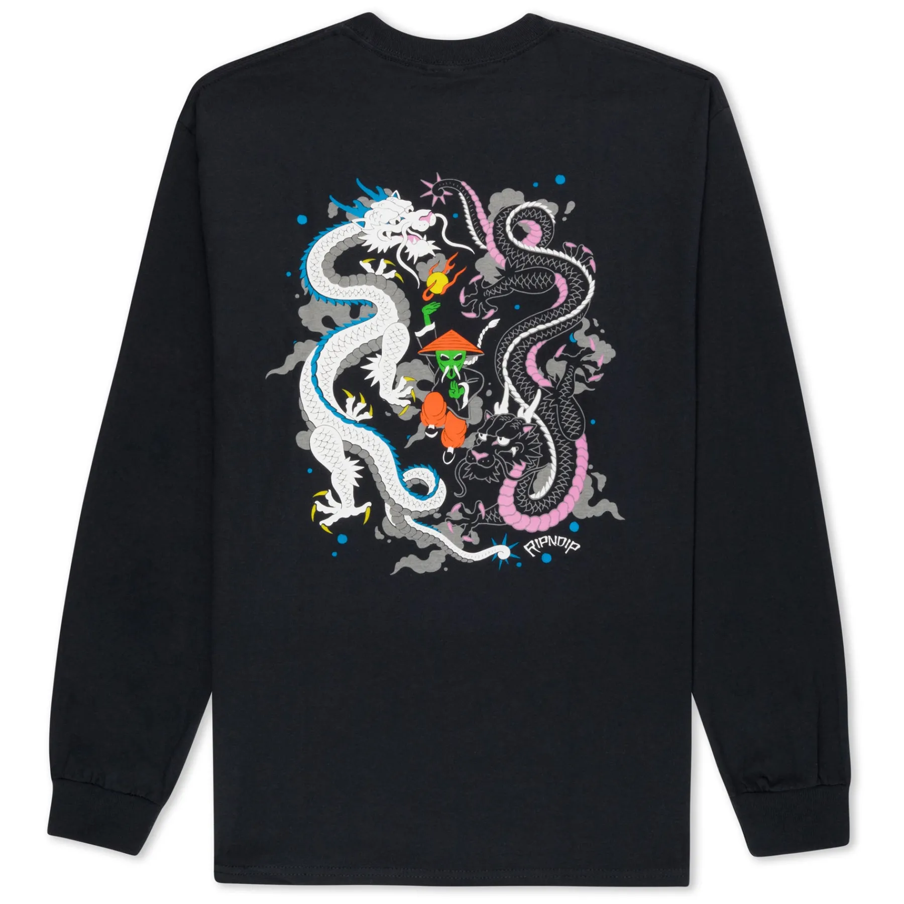 Ripndip Long Sleeve Tees|Stocking Stuffers<Ryu Long Sleeve (Black)