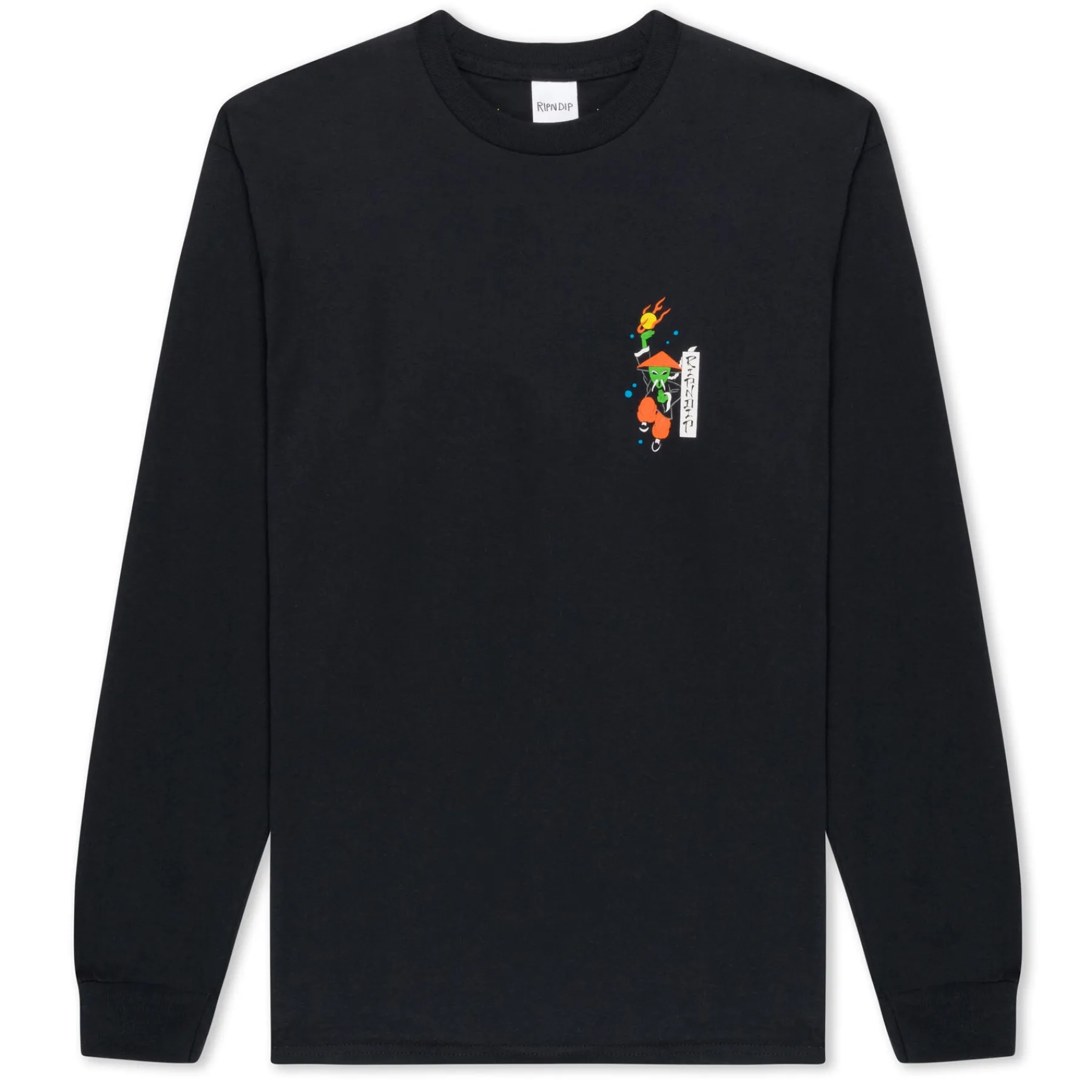 Ripndip Long Sleeve Tees|Stocking Stuffers<Ryu Long Sleeve (Black)