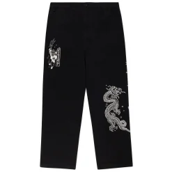 Ripndip Pants<Ryu Wide Leg Pants (Black)