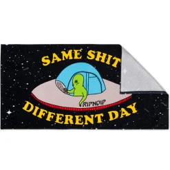 Ripndip Stocking Stuffers|Home Goods<Same Shit Different Day Beach Towel (Black)