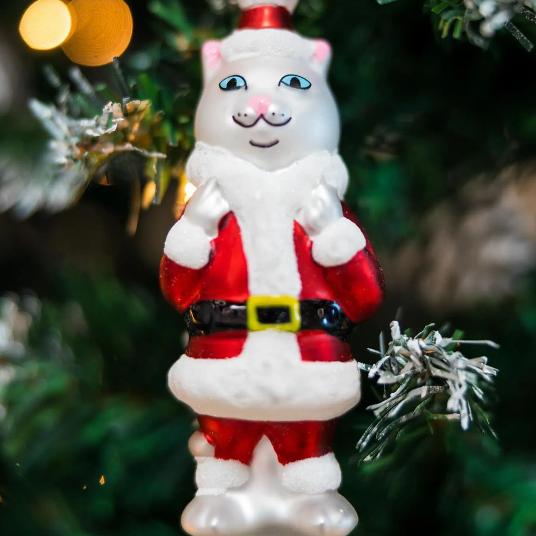 Ripndip Stocking Stuffers|Christmas Items<Santa Nerm Christmas Ornament (Red)
