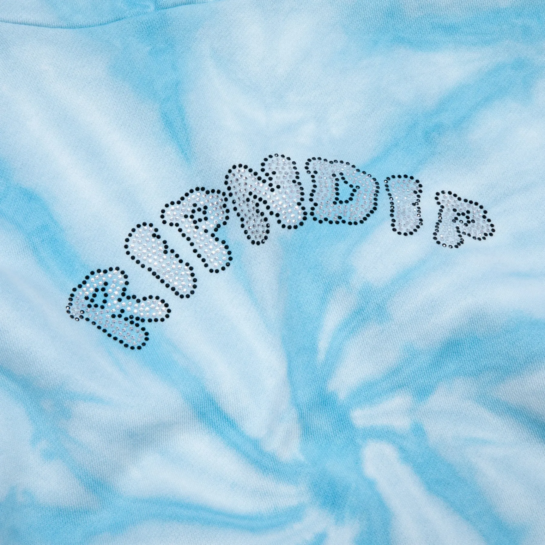 Ripndip Hoodies / Crewnecks<Sent From Heaven Hoodie (Light Blue Spiral Dye)
