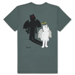Ripndip Short Sleeve Tees<Shadow Friend Tee (Charcoal)