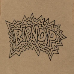 Ripndip Knits / Sweaters|Stocking Stuffers<Shock Knit Sweater Vest (Natural)