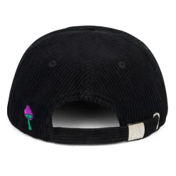 Ripndip Strapbacks / Snapbacks<Shroom Diet 6 Panel Corduroy Strapback (Black)